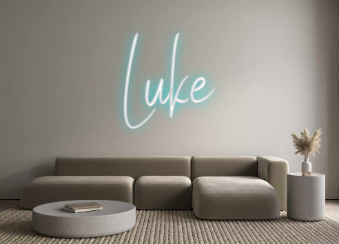 Custom Backlit Neon Sign Online Editor Luke