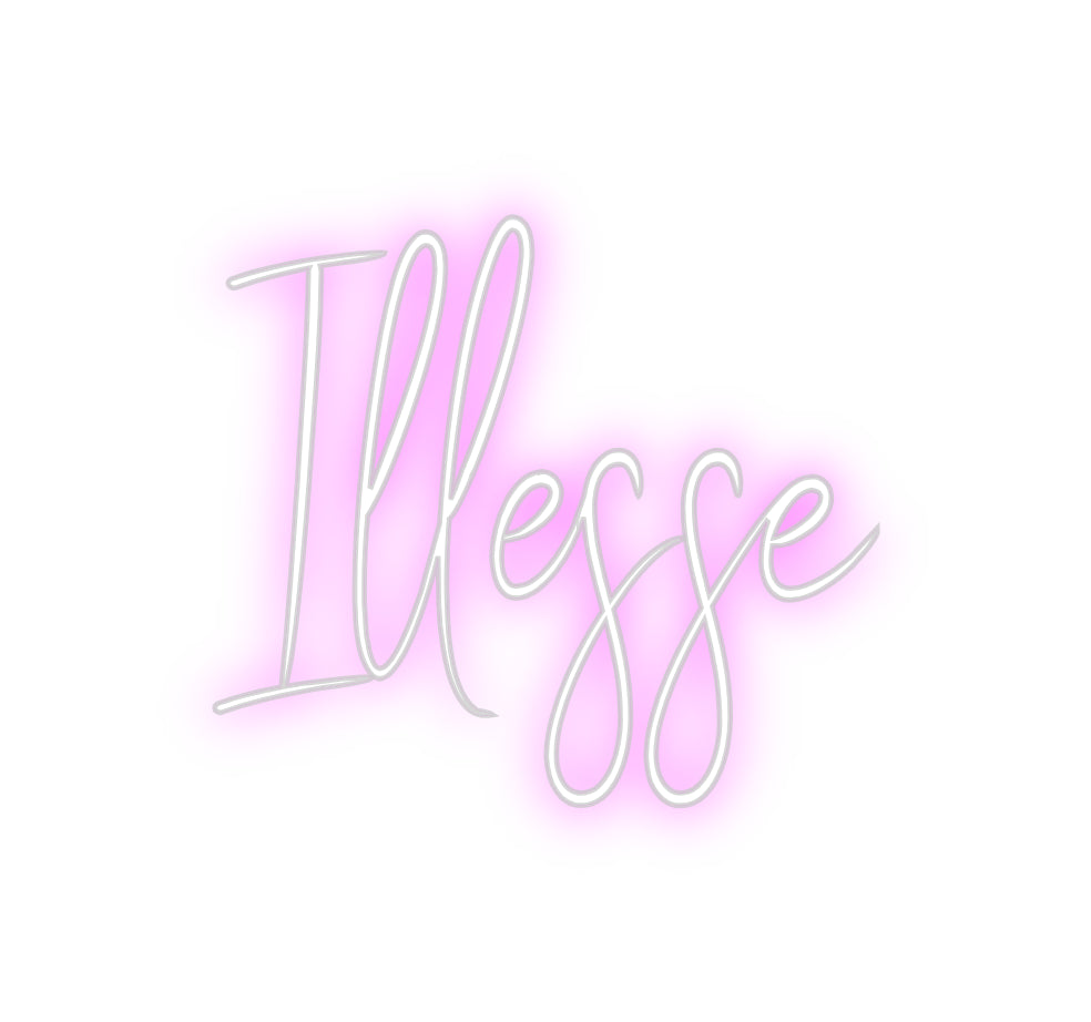 Custom Back Lit Neon Sign Online Editor Illesse