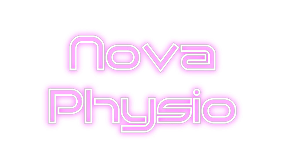 Custom Backlit Neon Sign Online Editor Nova
Fysio