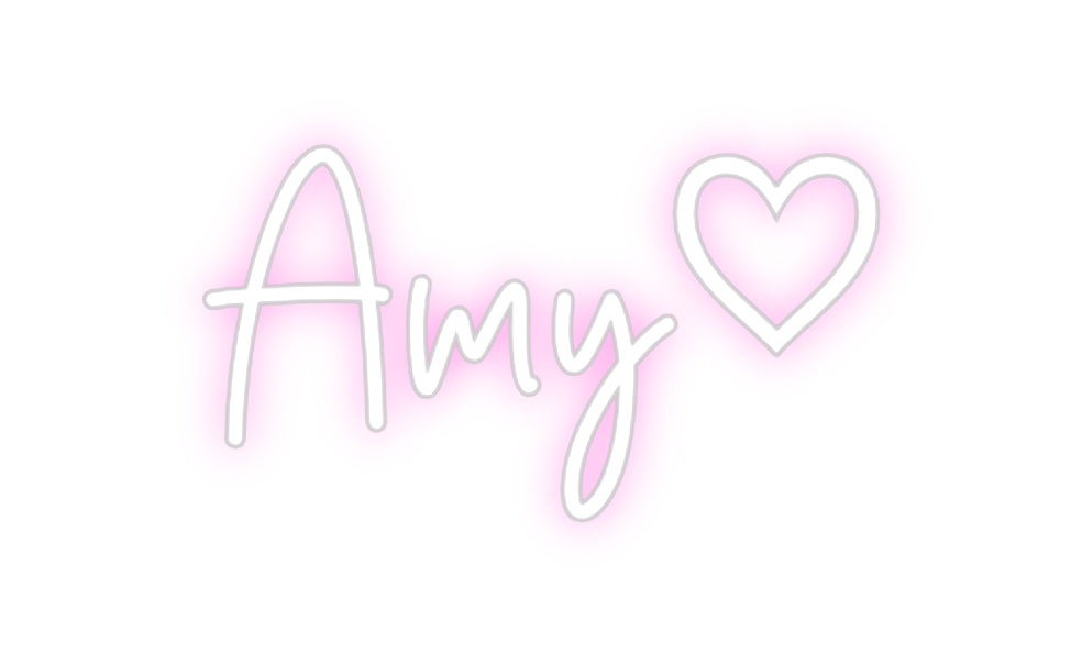 Amy, editora en línea de letreros de neón personalizados♡