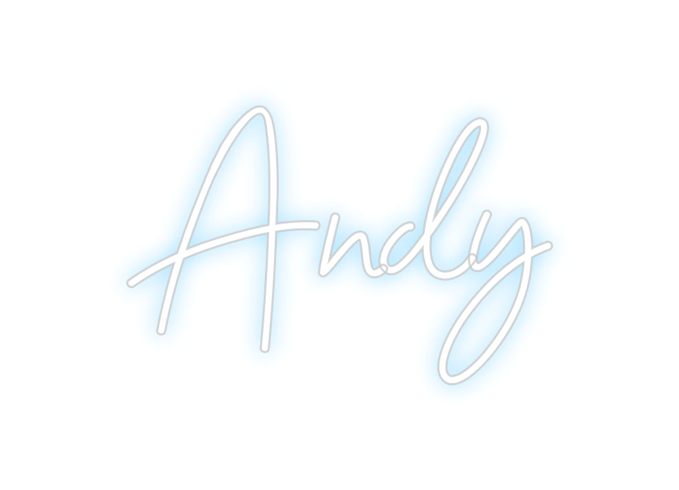 Custom Neon Sign Online Editor Andy