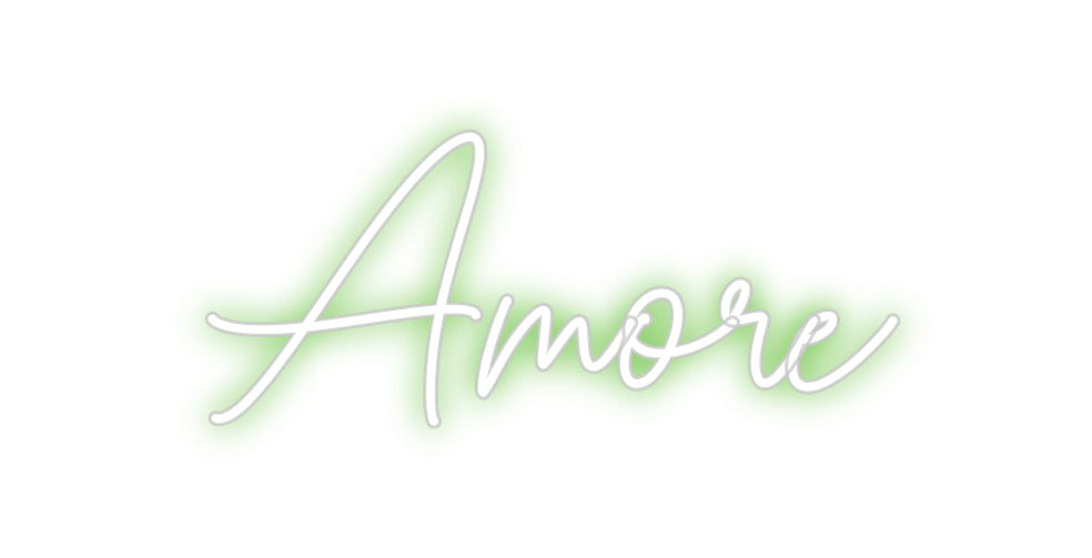 Custom Neon Sign Online Editor Amore