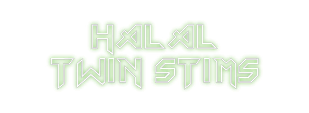 Mukautettu Neon Sign Online Editor Halal 
T...