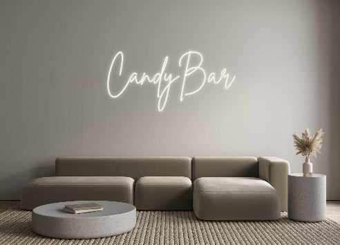 Custom Back Lit Neon Sign Online Editor CandyBar