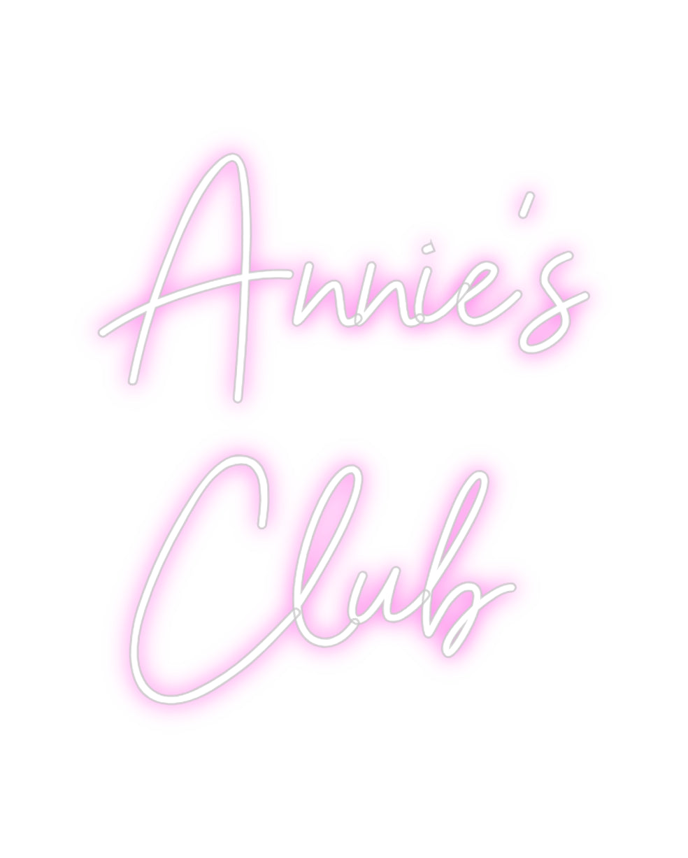 Custom Neon Sign Online Editor Annie's
klubi