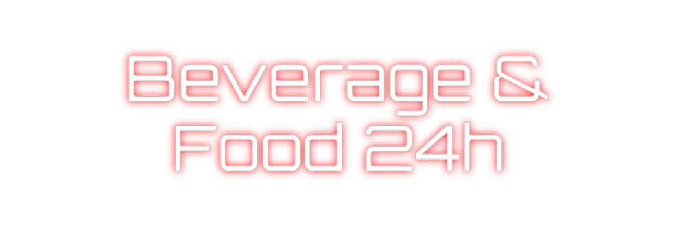 Editor online di insegne al neon personalizzate Bevande e
F...