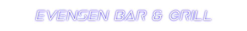 Custom Neon Sign Online Editor Evensen bar &...