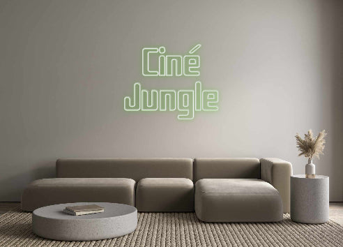 Custom Neon Sign Online Editor Ciné 
Jungle