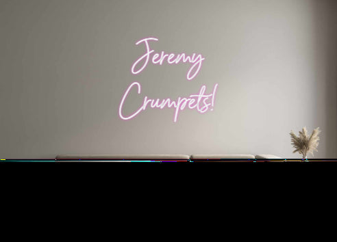 Custom Neon Sign Online Editor Jeremy 
Crum...