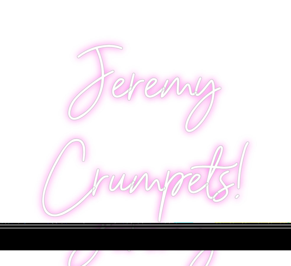 Custom Neon Sign Online Editor Jeremy 
Crum...