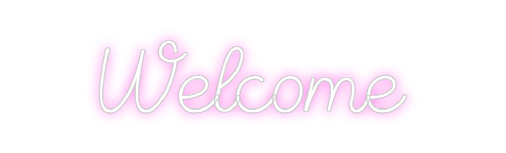 Custom Neon Sign Online Editor Welcome