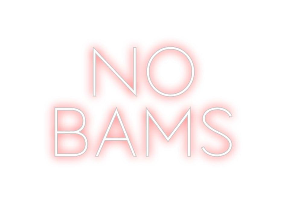 Custom Neon Sign Online Editor No 
bams