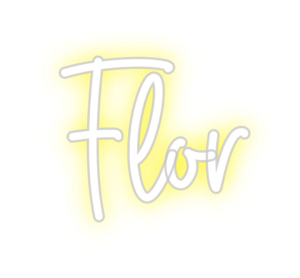 Custom Neon Sign Online Editor Flor