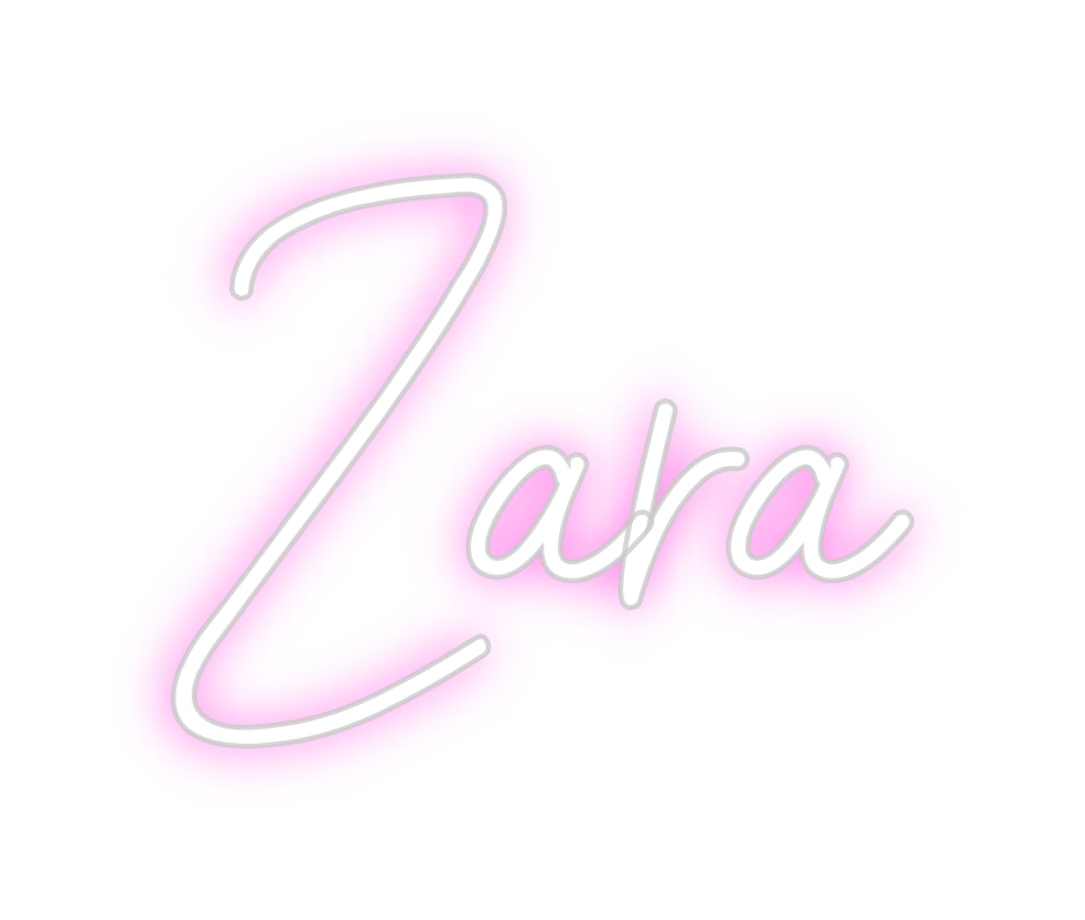 Custom Neon Sign Online Editor Zara