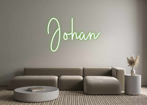 Custom Neon Sign Online Editor Johan