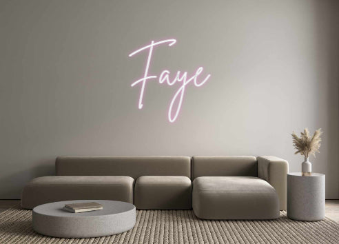 Custom Neon Sign Online Editor Faye