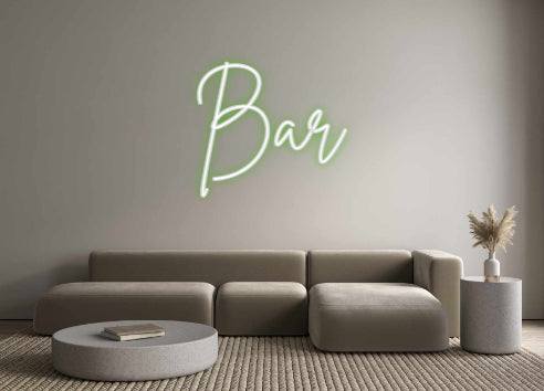 Custom Neon Sign Online Editor Bar