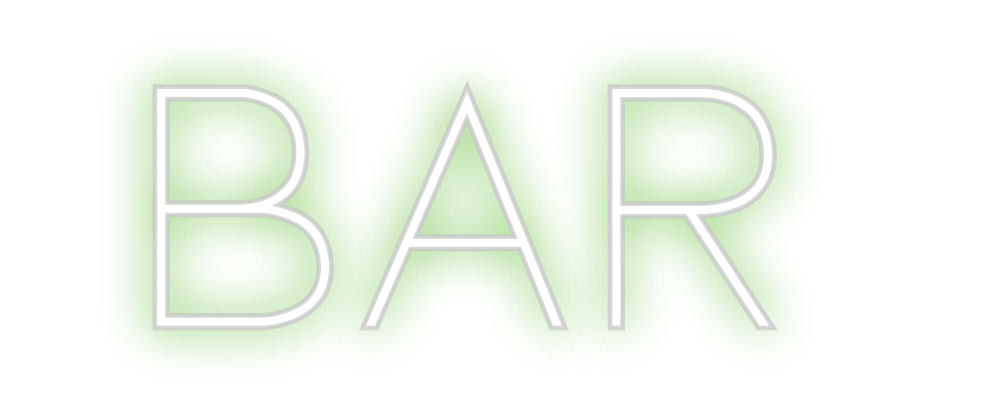 Custom Neon Sign Online Editor BAR