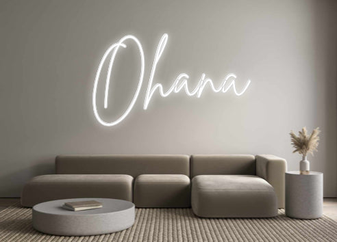 Custom Backlit Neon Sign Online Editor Ohana