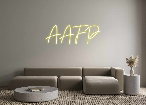 Custom Neon Sign Online Editor AAFP