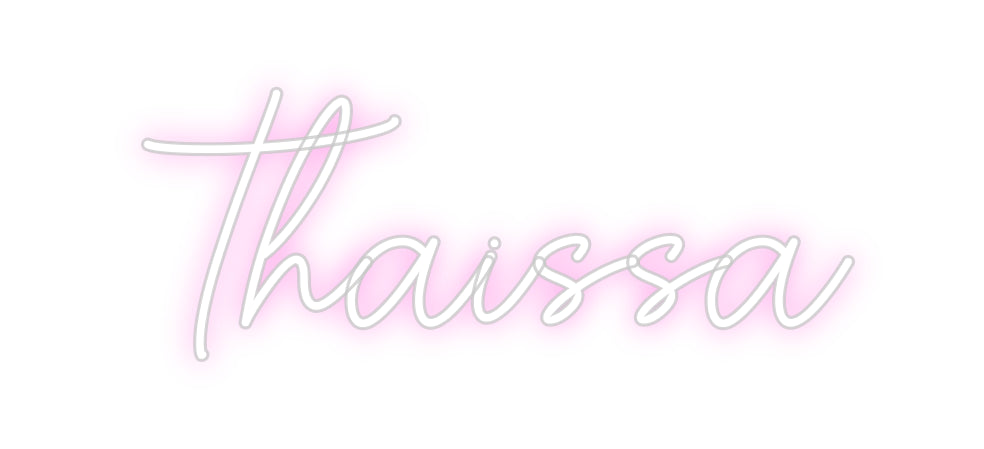Custom Neon Sign Online Editor Thaissa