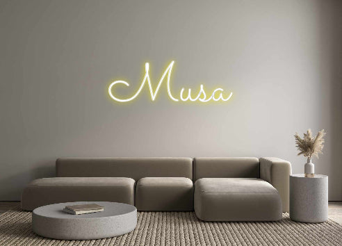 Custom Neon Sign Online Editor Musa