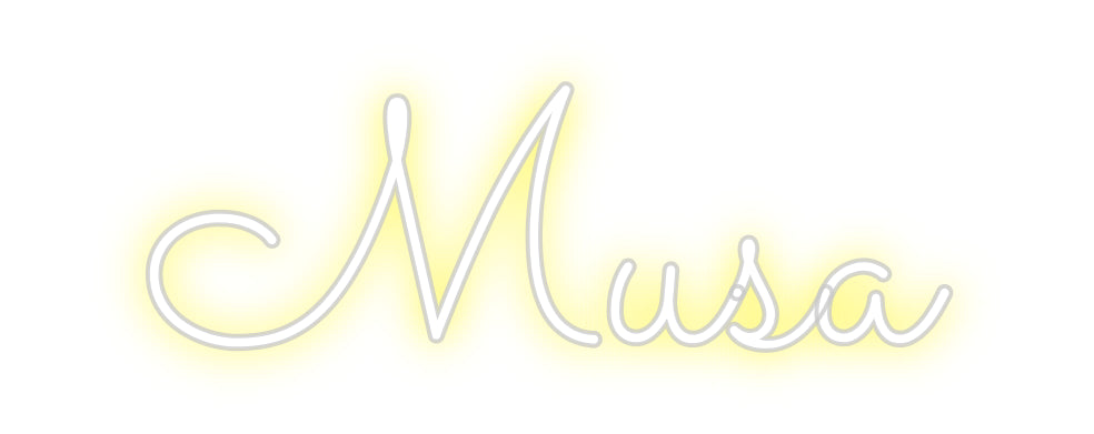 Custom Neon Sign Online Editor Musa