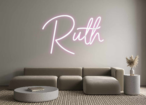 Custom Neon Sign Online Editor Ruth
