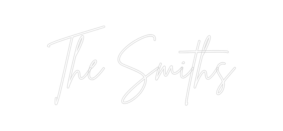 Custom Neon Sign Online Editor The Smiths