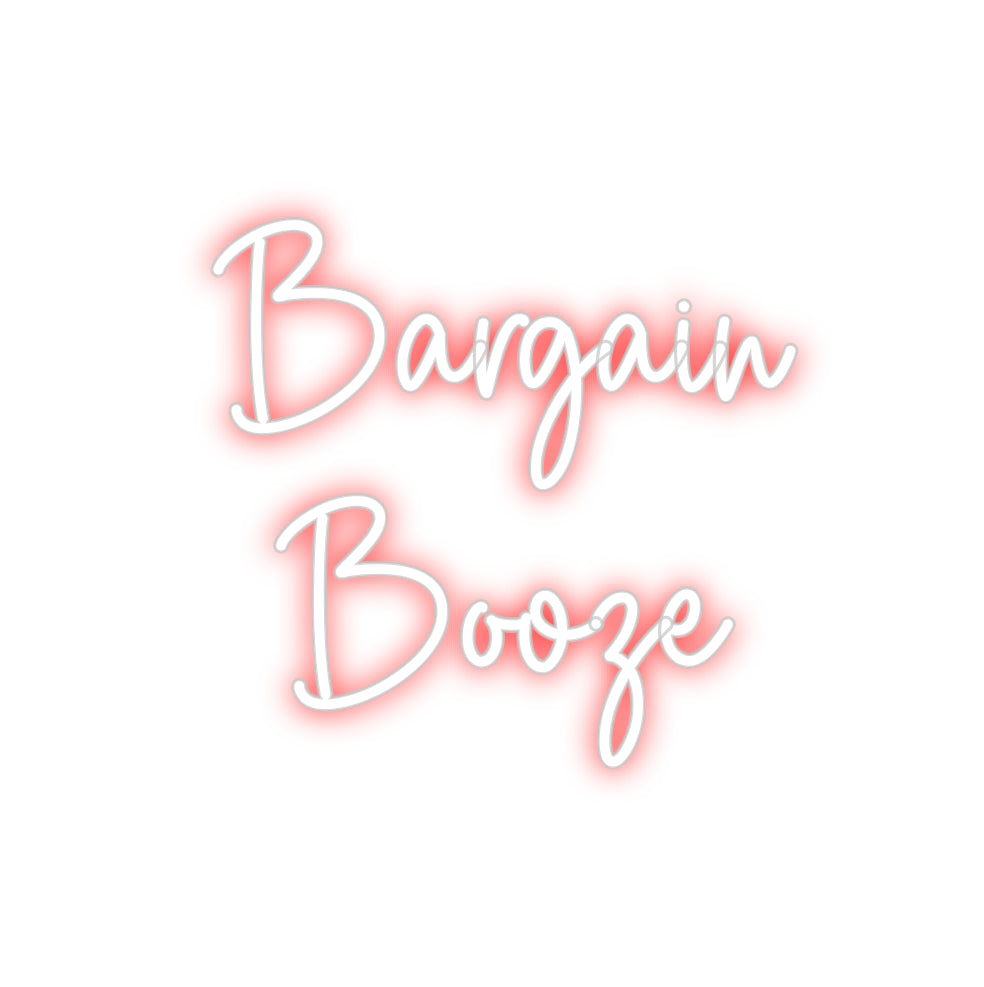 Occasione per l'editor online di insegne al neon personalizzate
Liquore