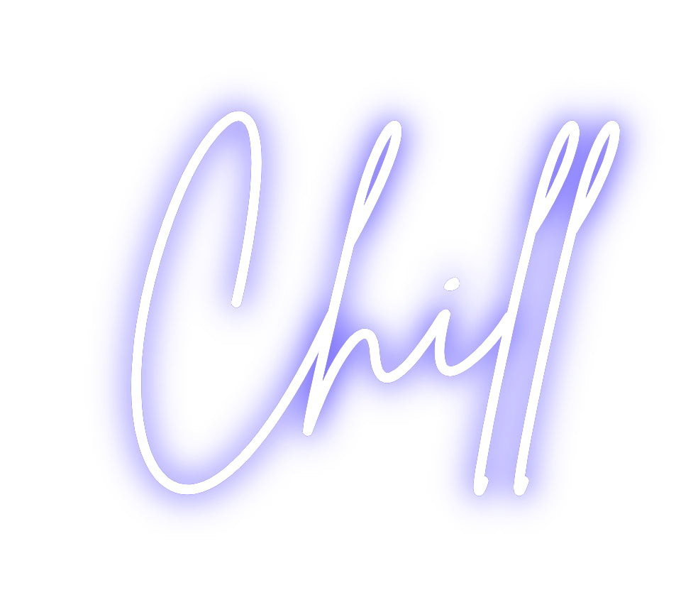Editor online di insegne al neon personalizzate Chill