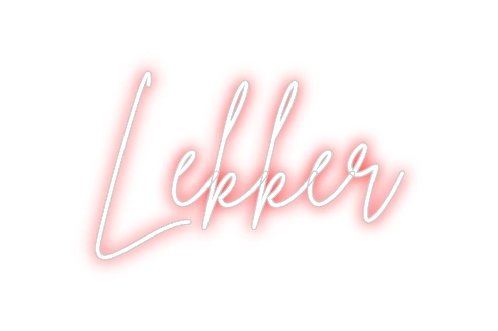 Custom Neon Sign Online Editor Lekker