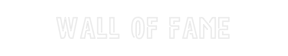 Parede da Fama do Editor Online de Sinal de Néon Personalizado