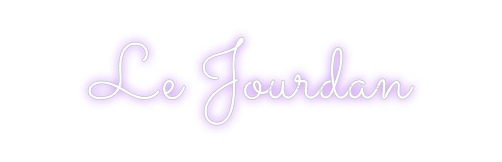 Custom Neon Sign Online Editor Le Jourdan