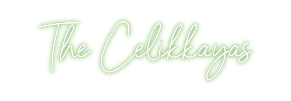 Custom Neon Sign Online Editor The Celikkayas