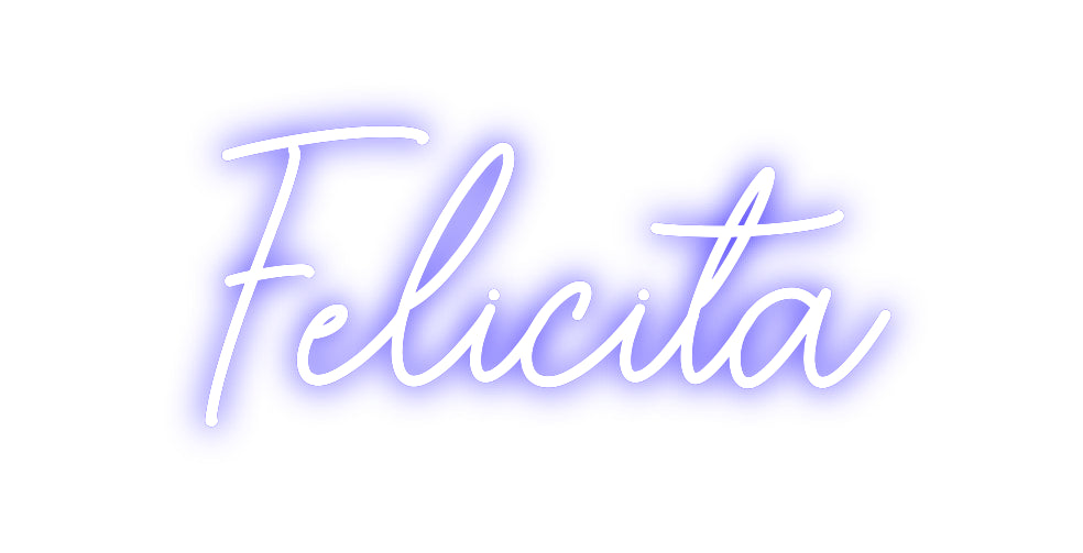 Custom Neon Sign Online Editor Felicita