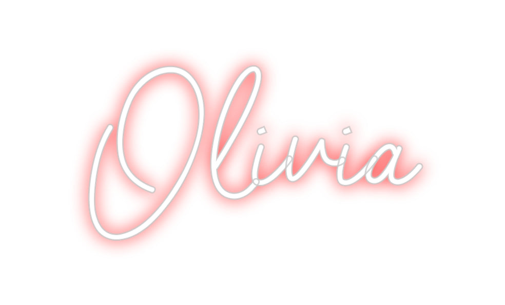 Custom Neon Sign Online Editor Olivia
