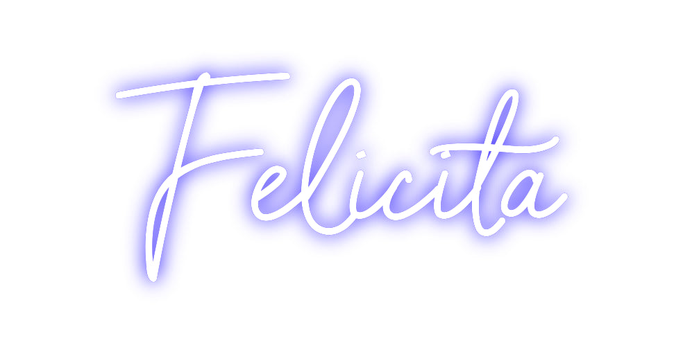 Custom Neon Sign Online Editor Felicita