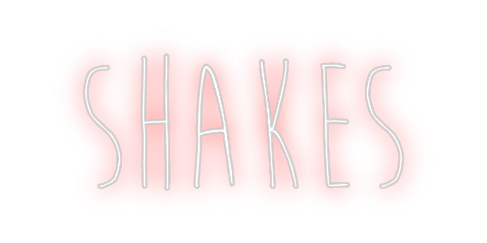 Custom Neon Sign Online Editor SHAKES