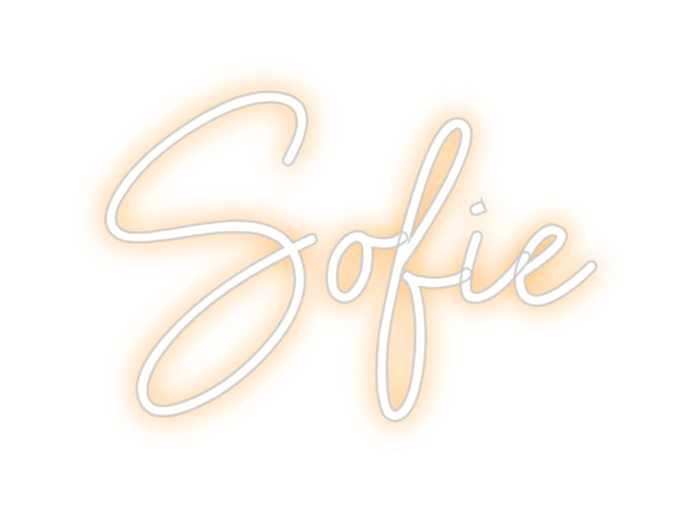 Custom Neon Sign Online Editor Sofie