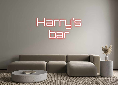 Custom Neon Sign Online Editor Harry’s
bar