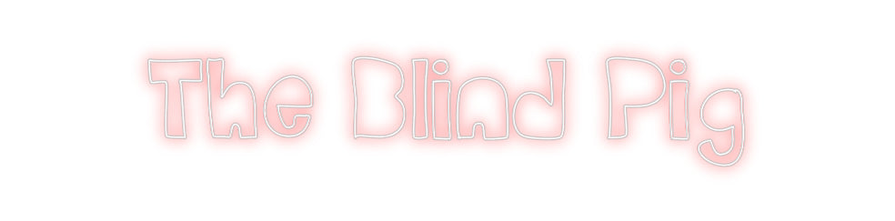 Custom Neon Sign Online Editor The Blind Pig