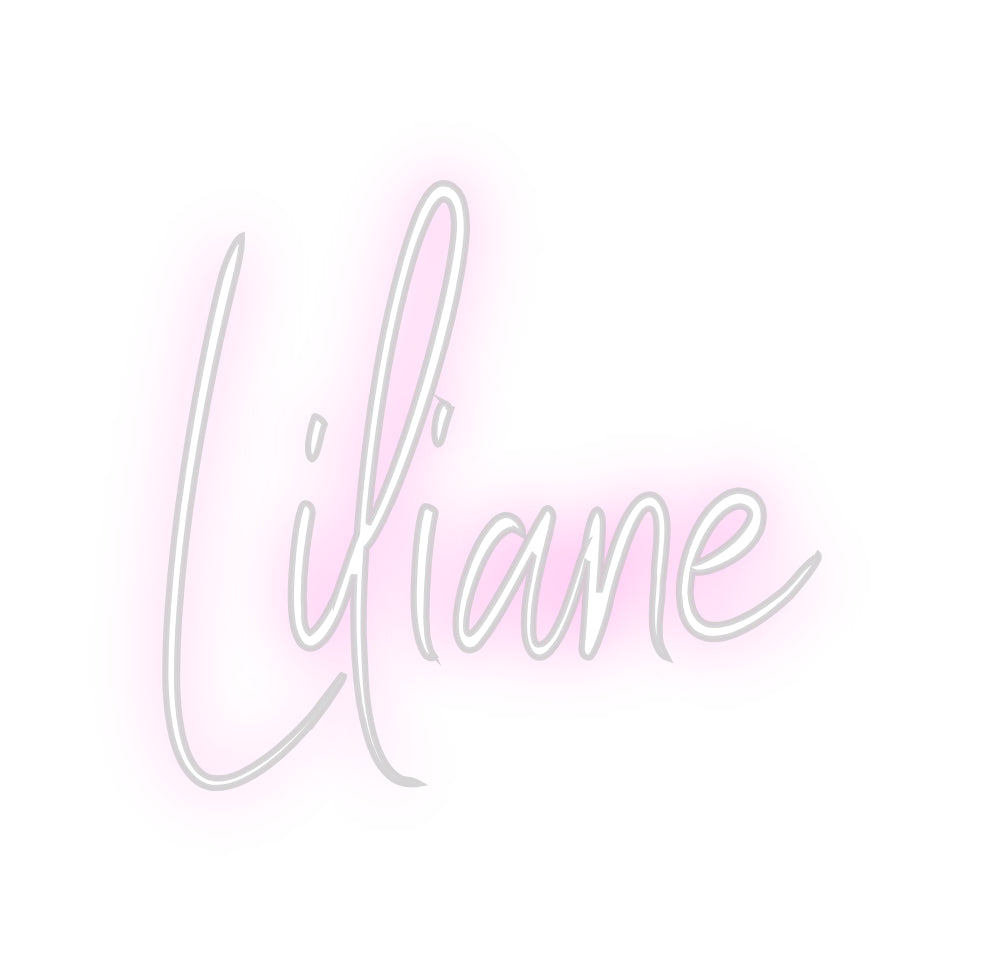 Custom Neon Sign Online Editor Liliane