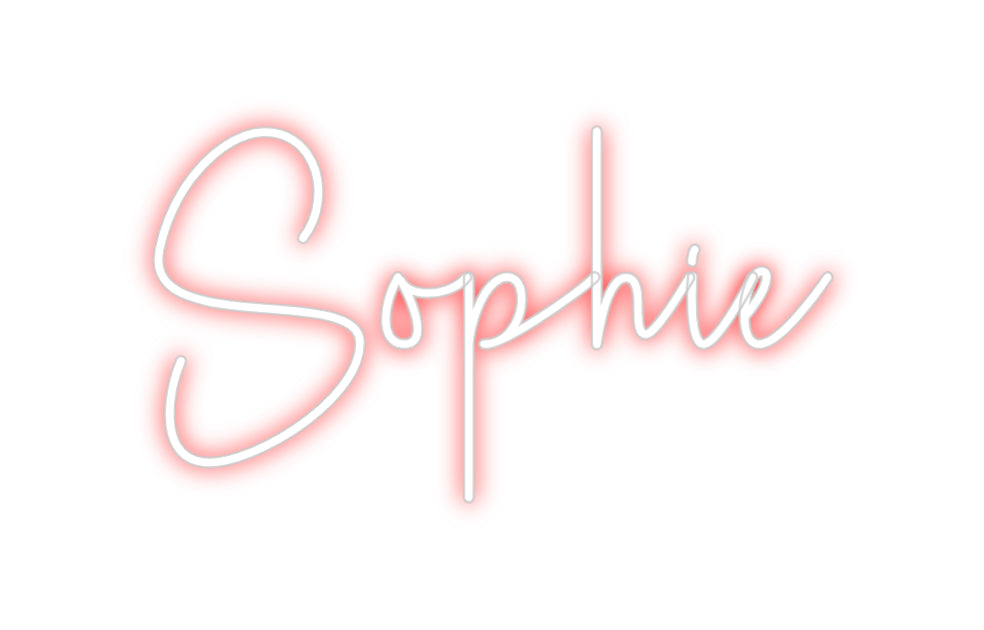 Custom Neon Sign Online Editor Sophie