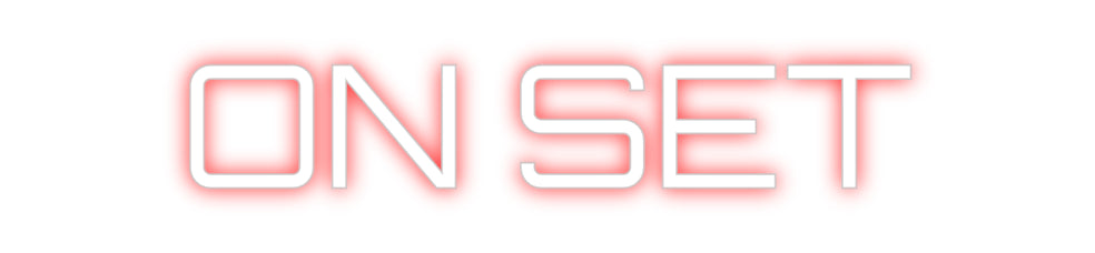 Custom Neon Sign Online Editor ON SET