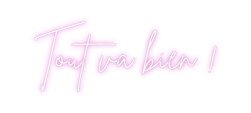 Online-Editor für benutzerdefinierte Neonschilder. Alles gut!