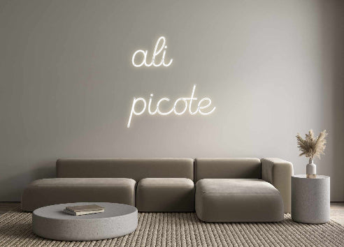 Editor online di insegne al neon personalizzate ali
picete