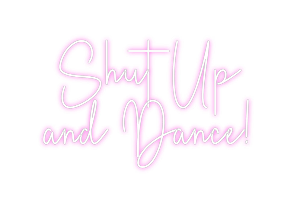 Custom Neon Sign Online Editor Hiljaa
ja...