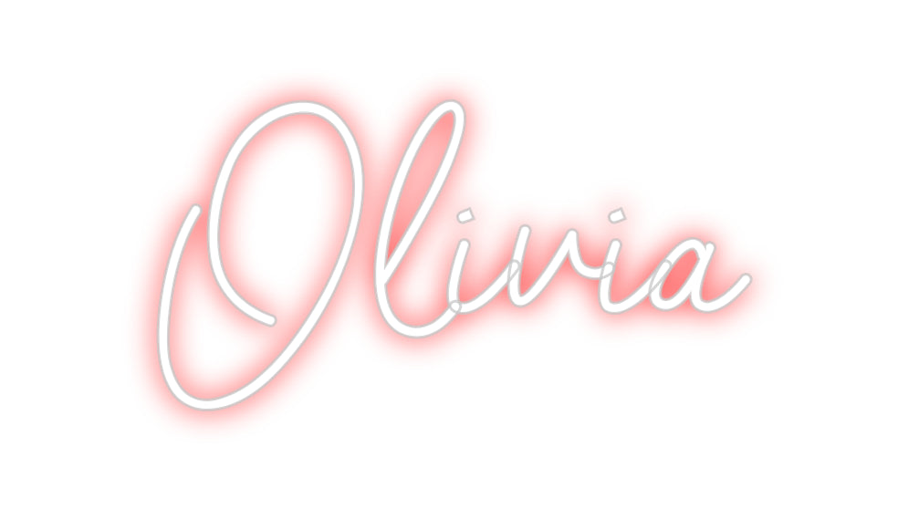 Custom Neon Sign Online Editor Olivia