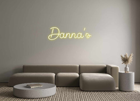 Custom Neon Sign Online Editor Danna's
